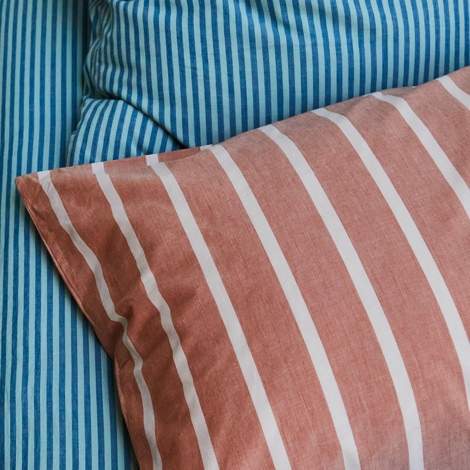 Abrielle Cotton Euro Pillowcase Set - Creme Caramel - Image 2