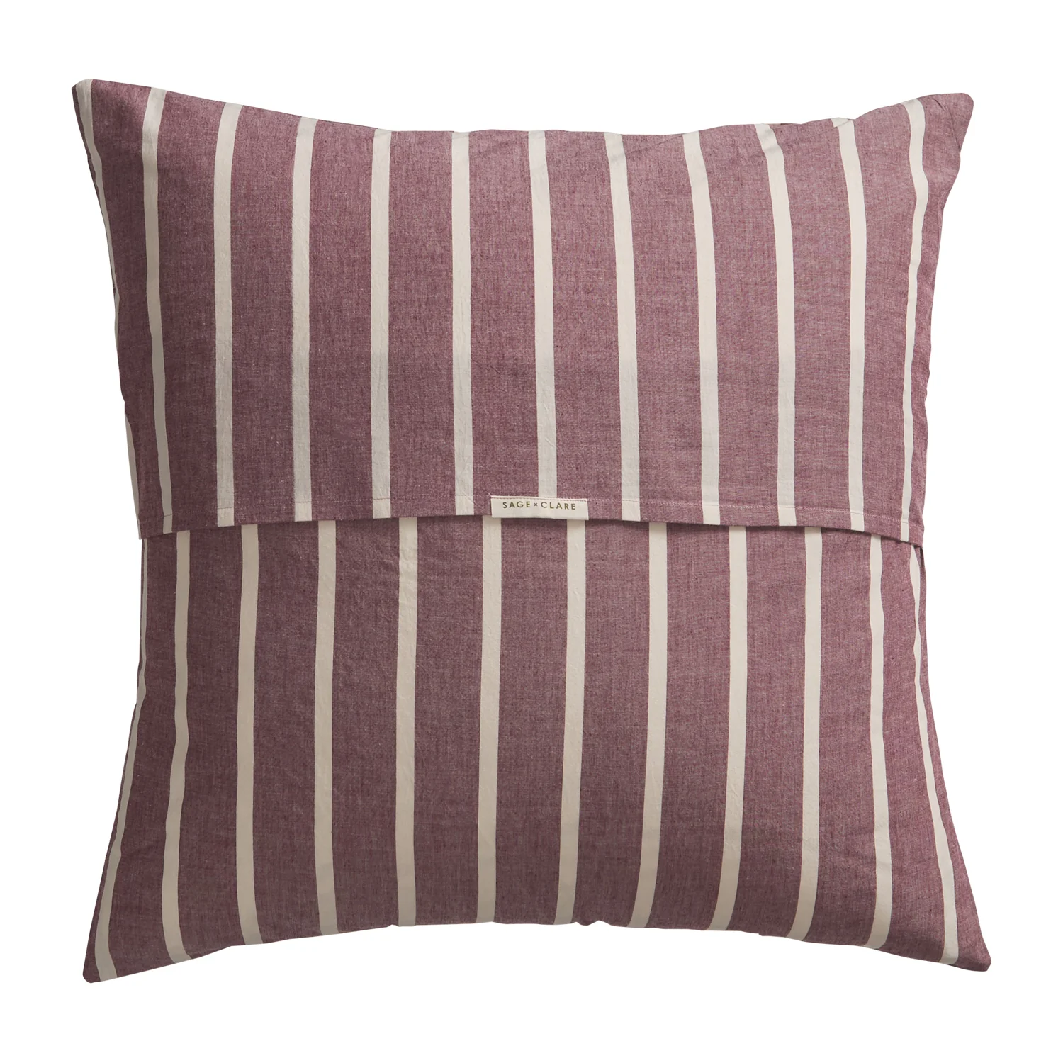 Abrielle Cotton Euro Pillowcase Set - Mahogany - Image 10
