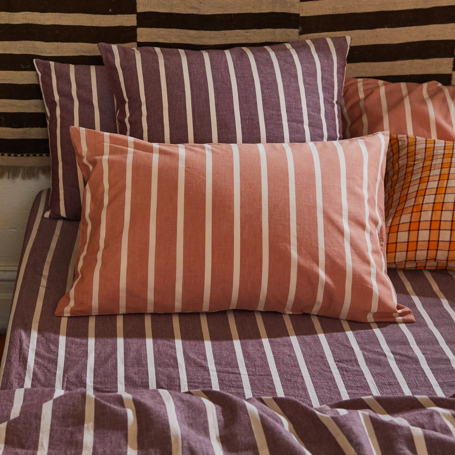 Abrielle Cotton Pillowcase Set - Creme Caramel - Image 8