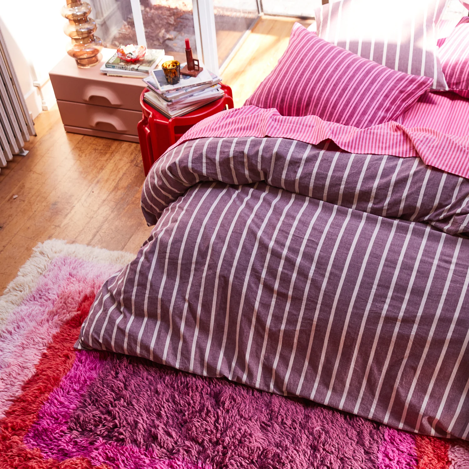 Abrielle Cotton Quilt Cover - Mahogany - Image 5