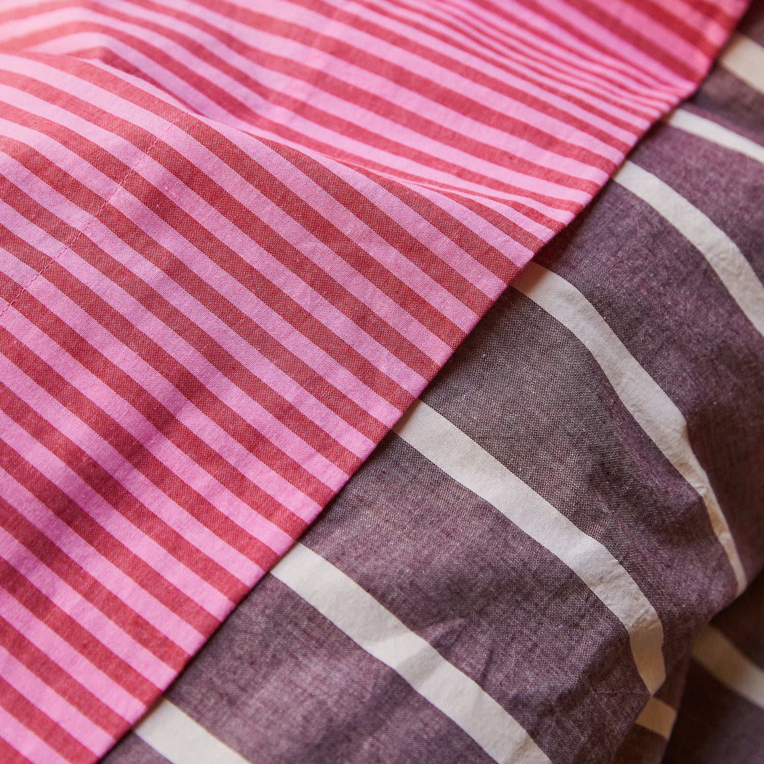 Abrielle Cotton Quilt Cover - Mahogany - Image 8