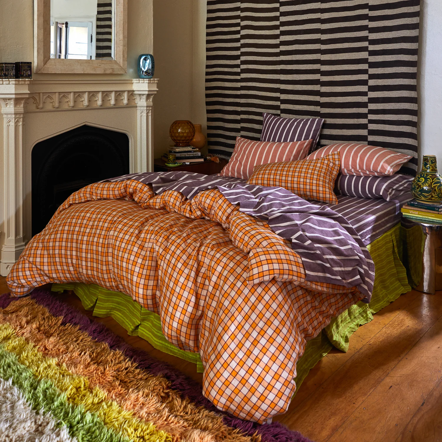 Abrielle Cotton Sheets - Mahogany - Image 6