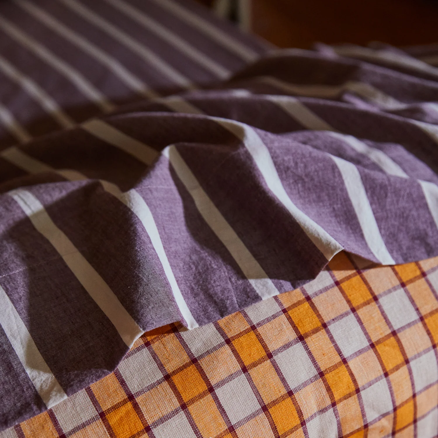 Abrielle Cotton Sheets - Mahogany - Image 7
