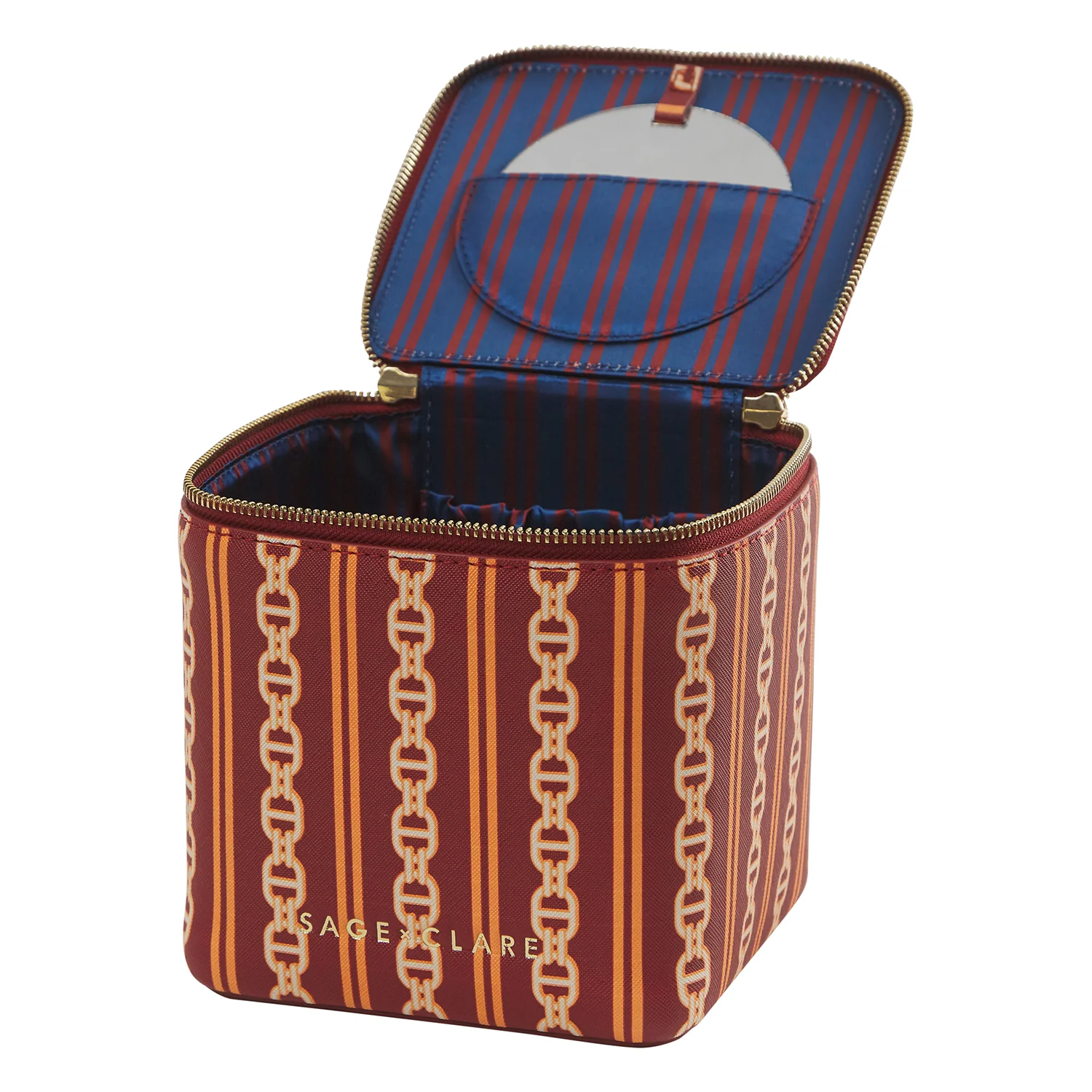 Acadia Cosmetic Case - Mahogany - Image 6