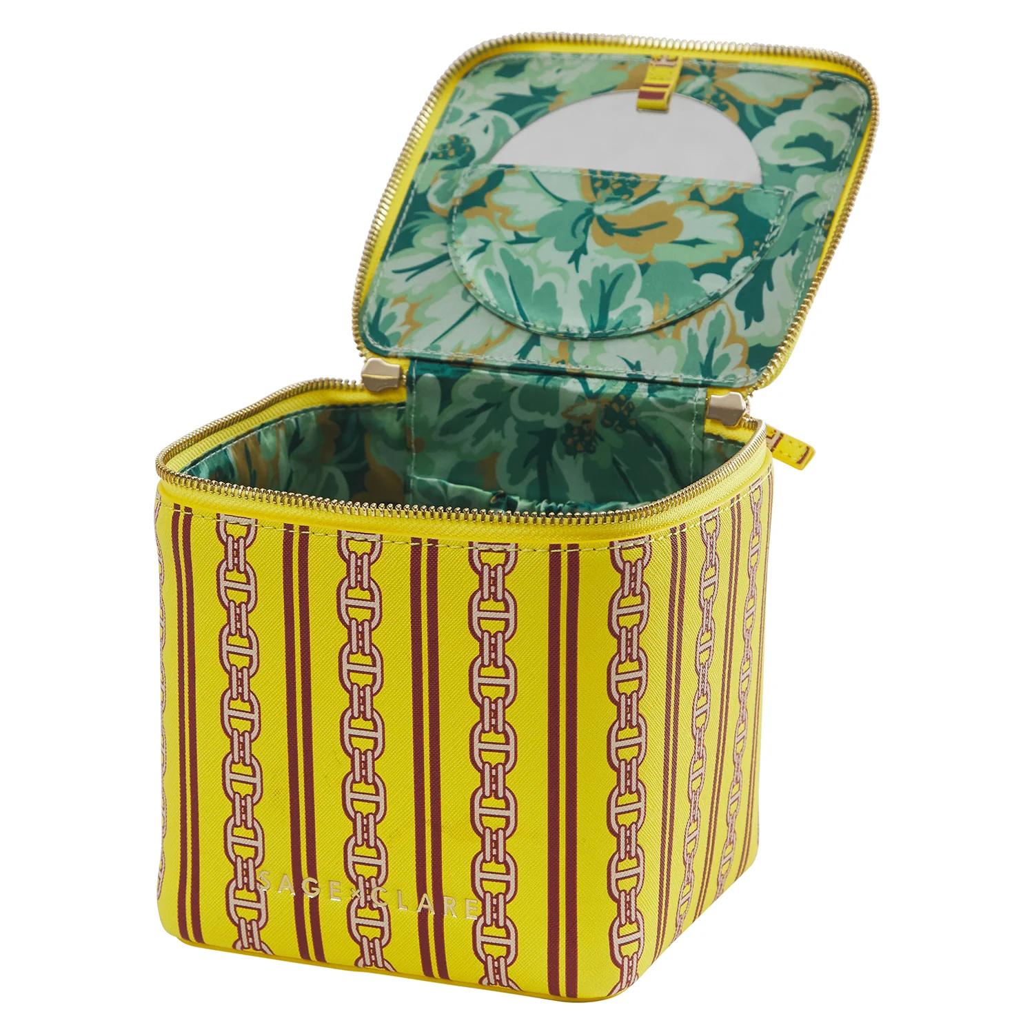 Acadia Cosmetic Case - Mustard - Image 8