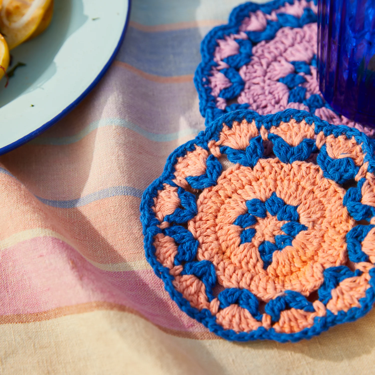 Aditi Crochet Coaster Set - Image 8
