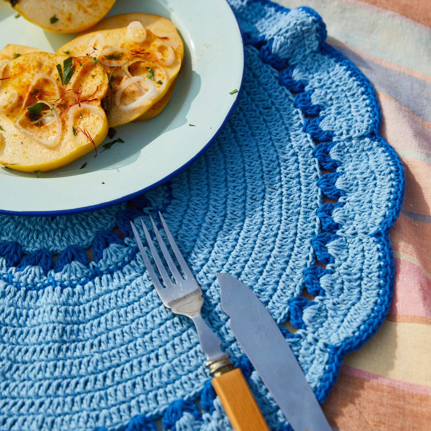 Aditi Crochet Placemat Set - Image 7