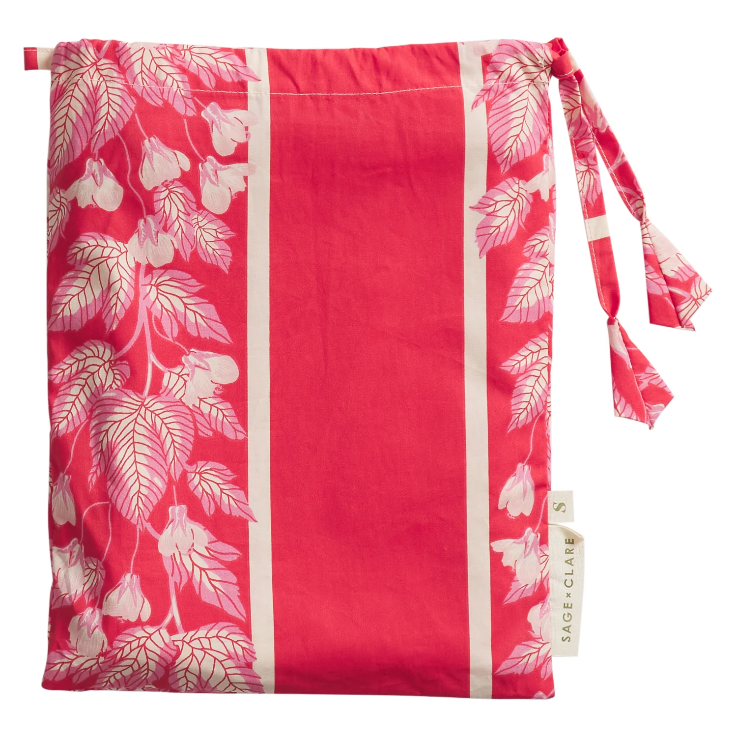 Agata Cotton Euro Pillowcase Set - Vermillion - Image 5