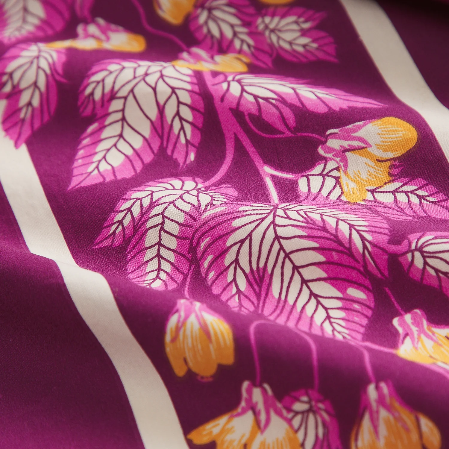 Agata Cotton Pillowcase Set - Mulberry - Image 5