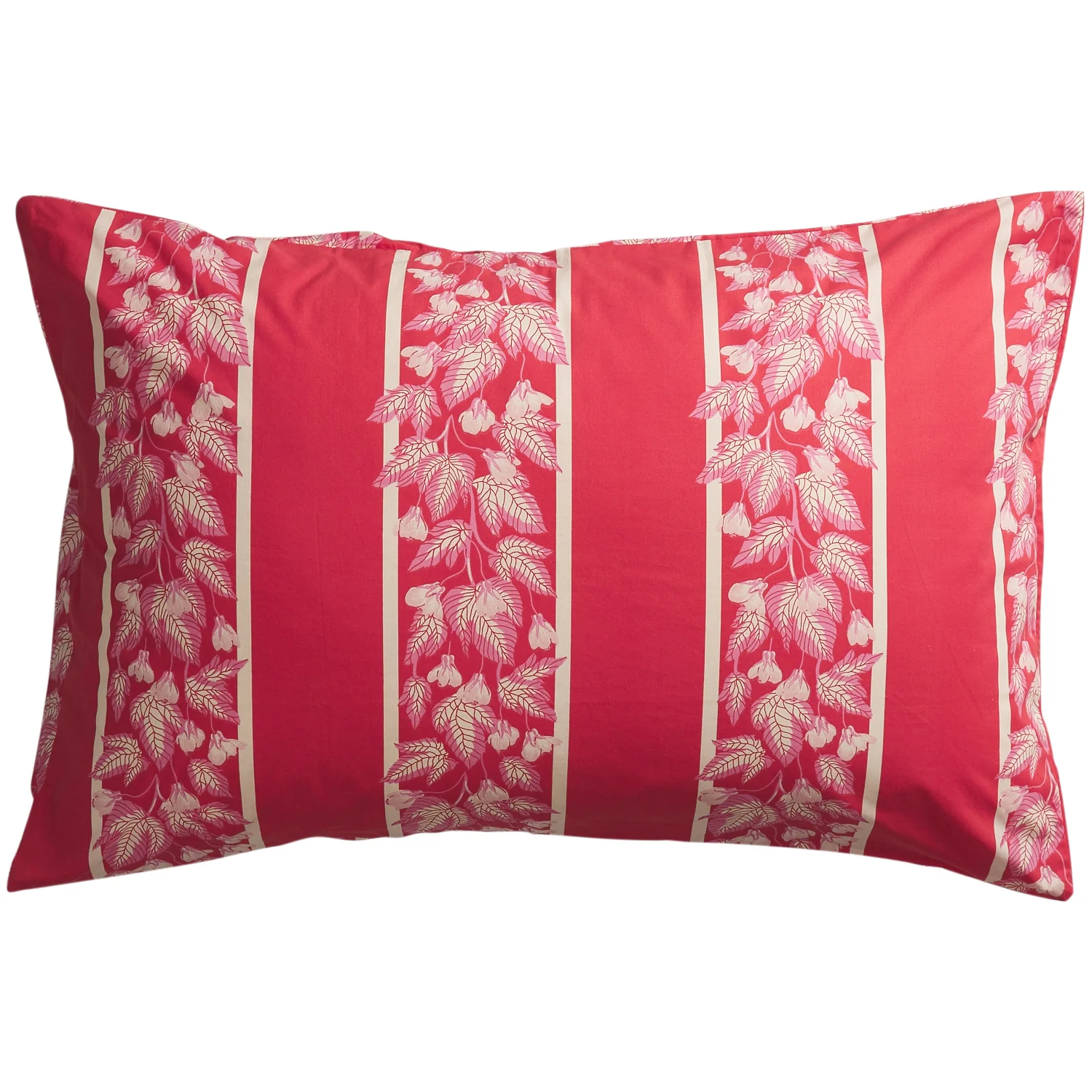 Agata Cotton Pillowcase Set - Vermillion