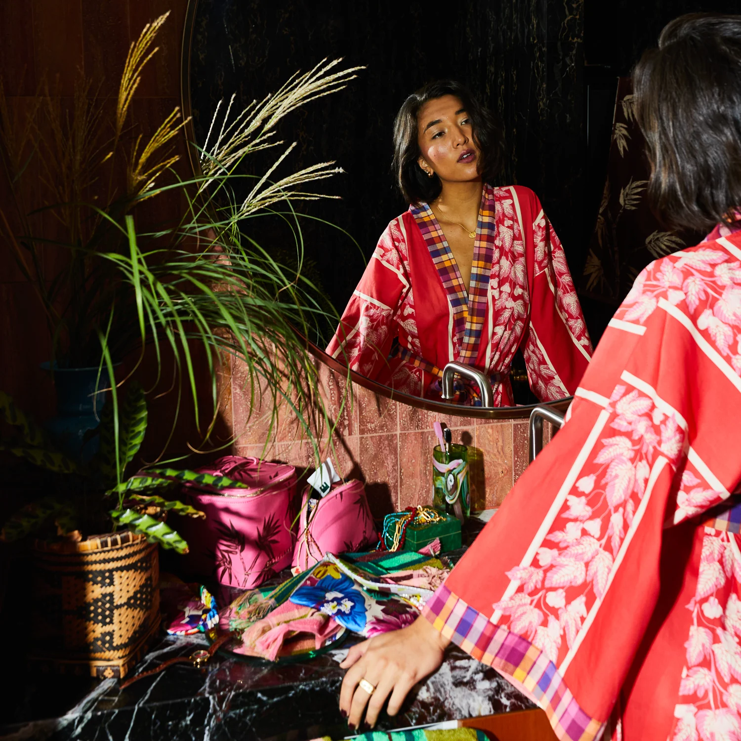 Agata Cotton Robe - Image 2