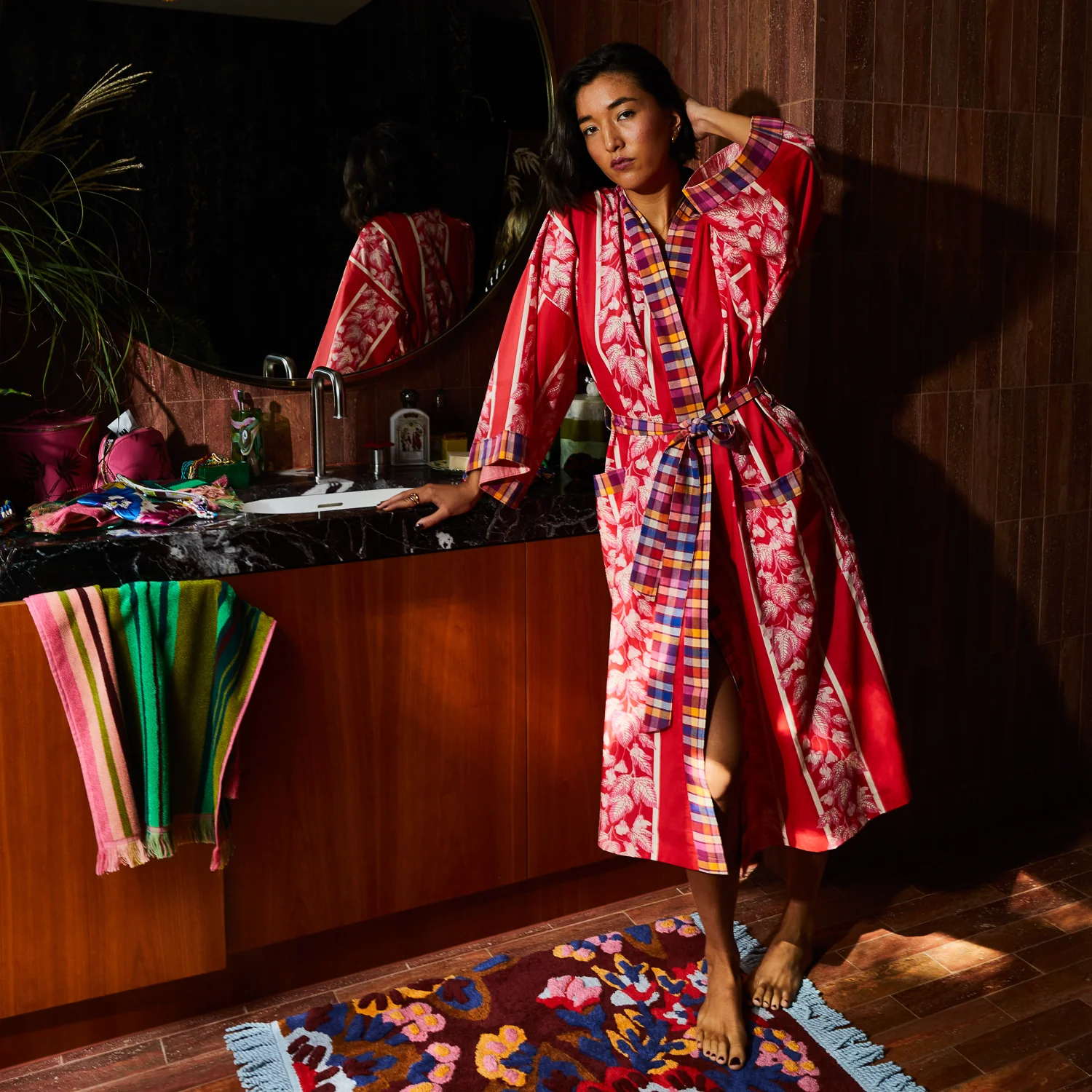 Agata Cotton Robe - Image 6