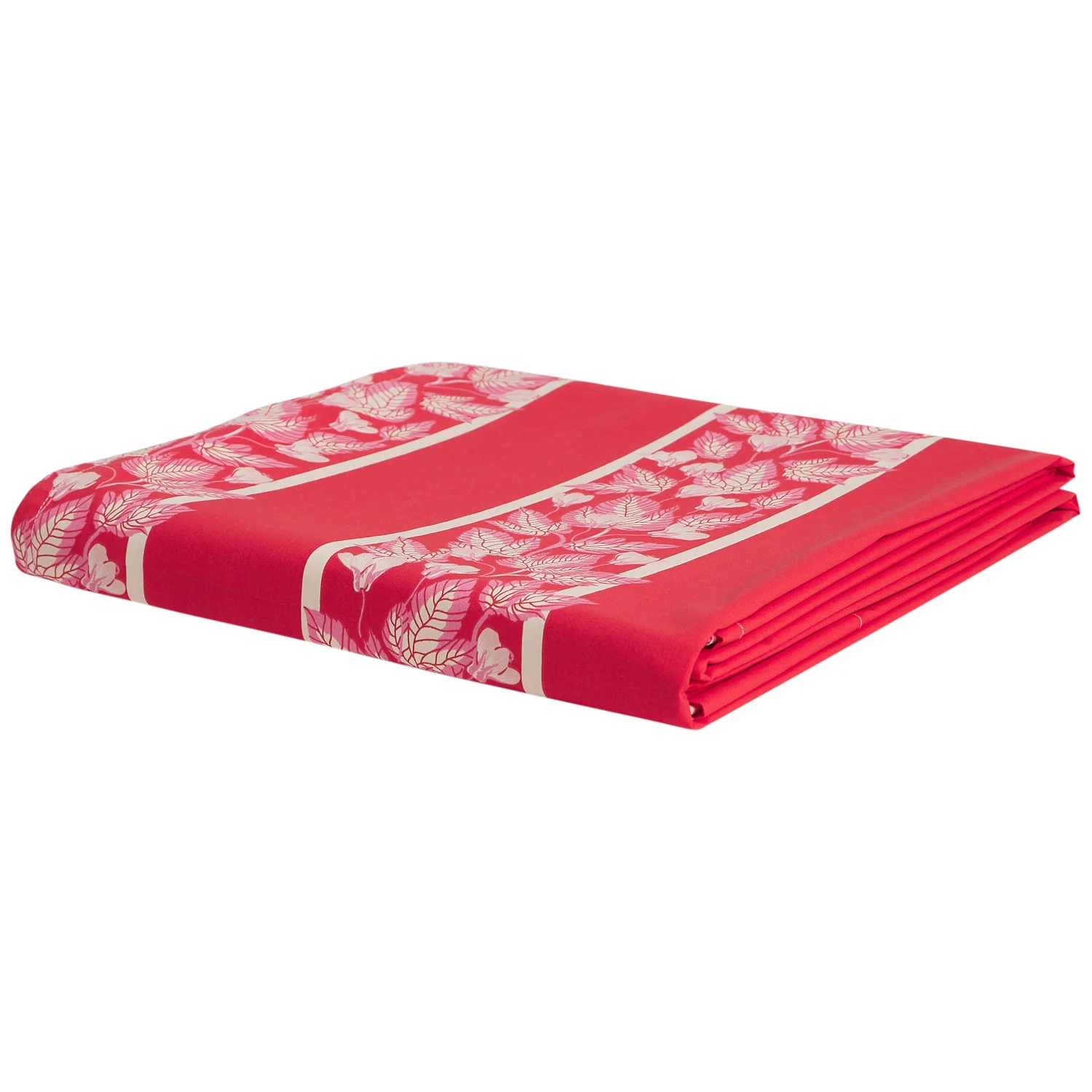 Agata Cotton Sheets - Vermillion