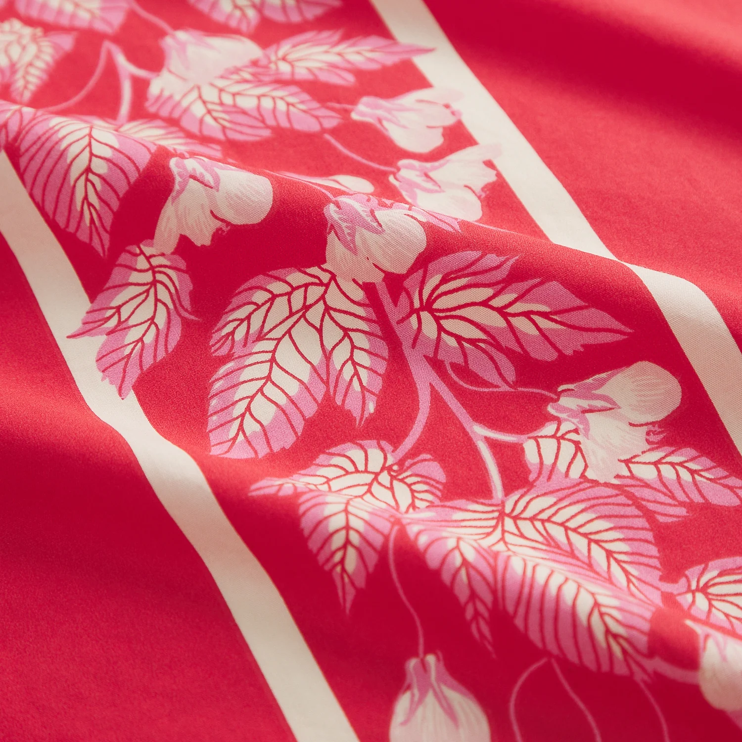 Agata Cotton Sheets - Vermillion - Image 5