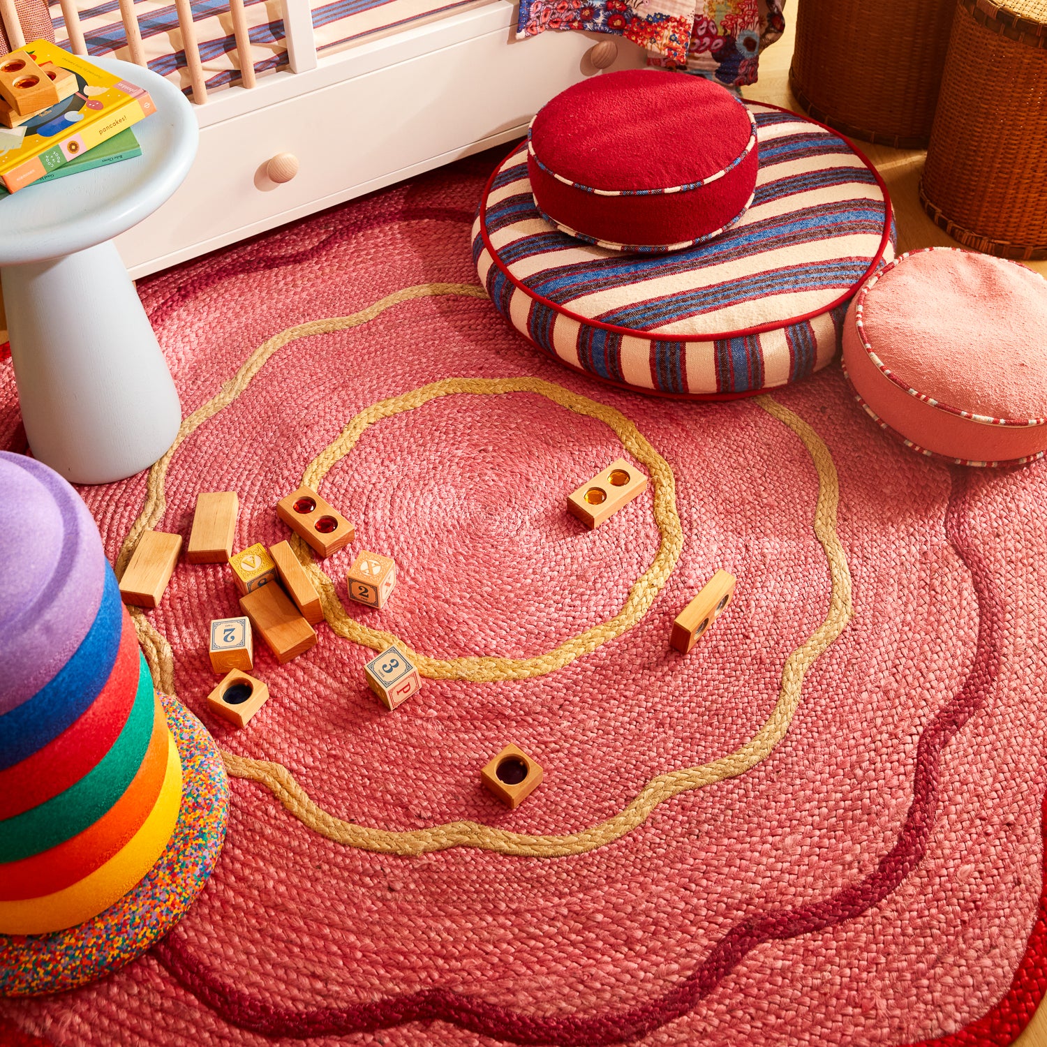Alessa Jute Rug - Hibiscus - Image 3