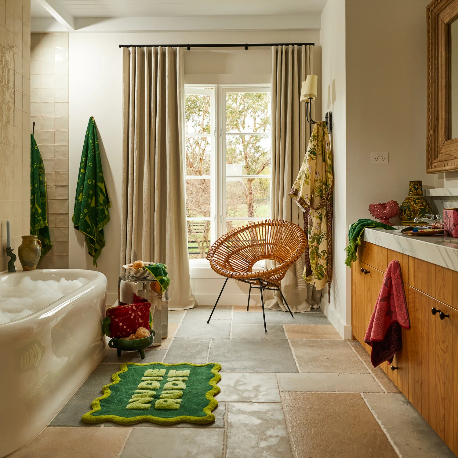 Amalie Nudie Bath Mat - Kelp - Image 4