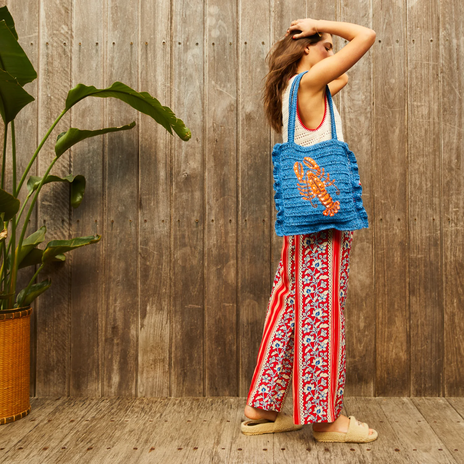 Amelita Crochet Tote Bag - Image 2
