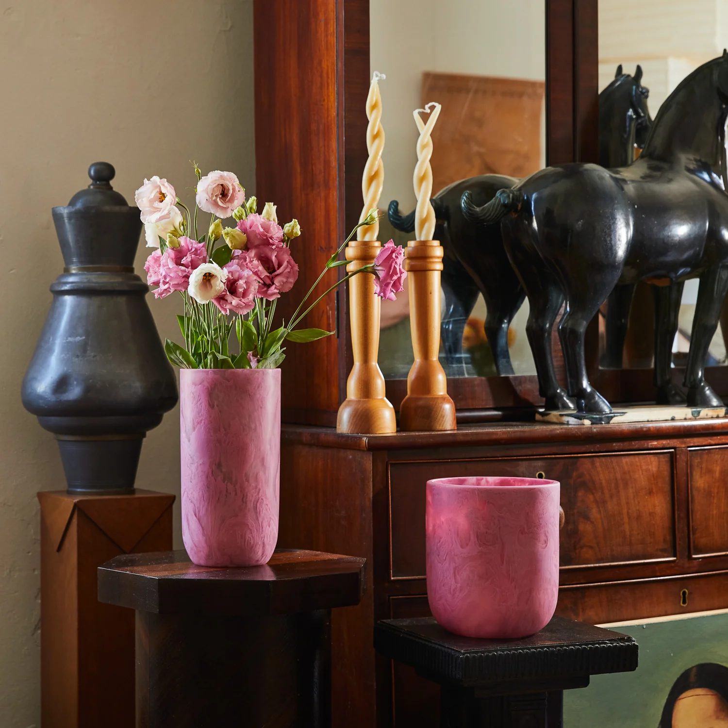 Amisha Vase - Fuchsia - Image 2