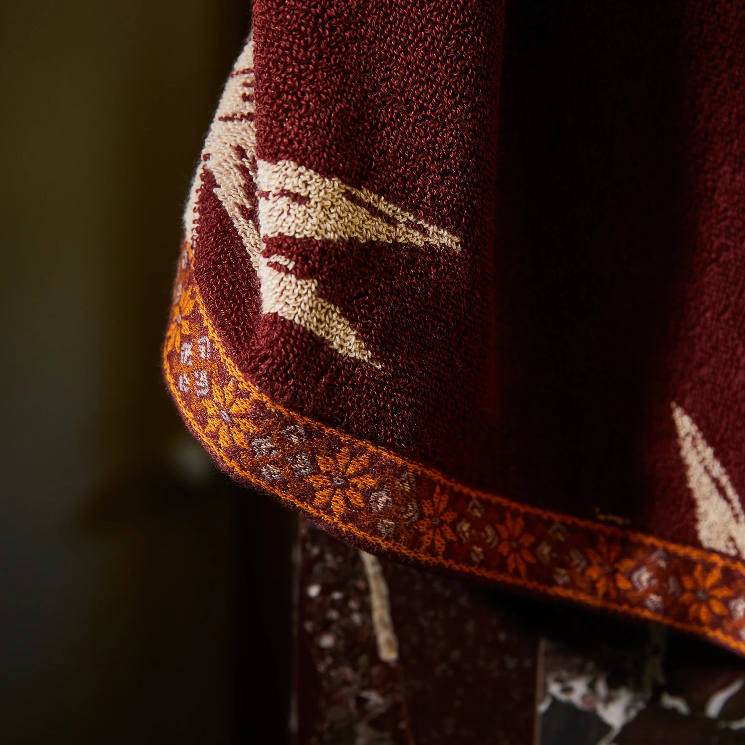 Aneta Bath Sheet - Rosewood - Image 4