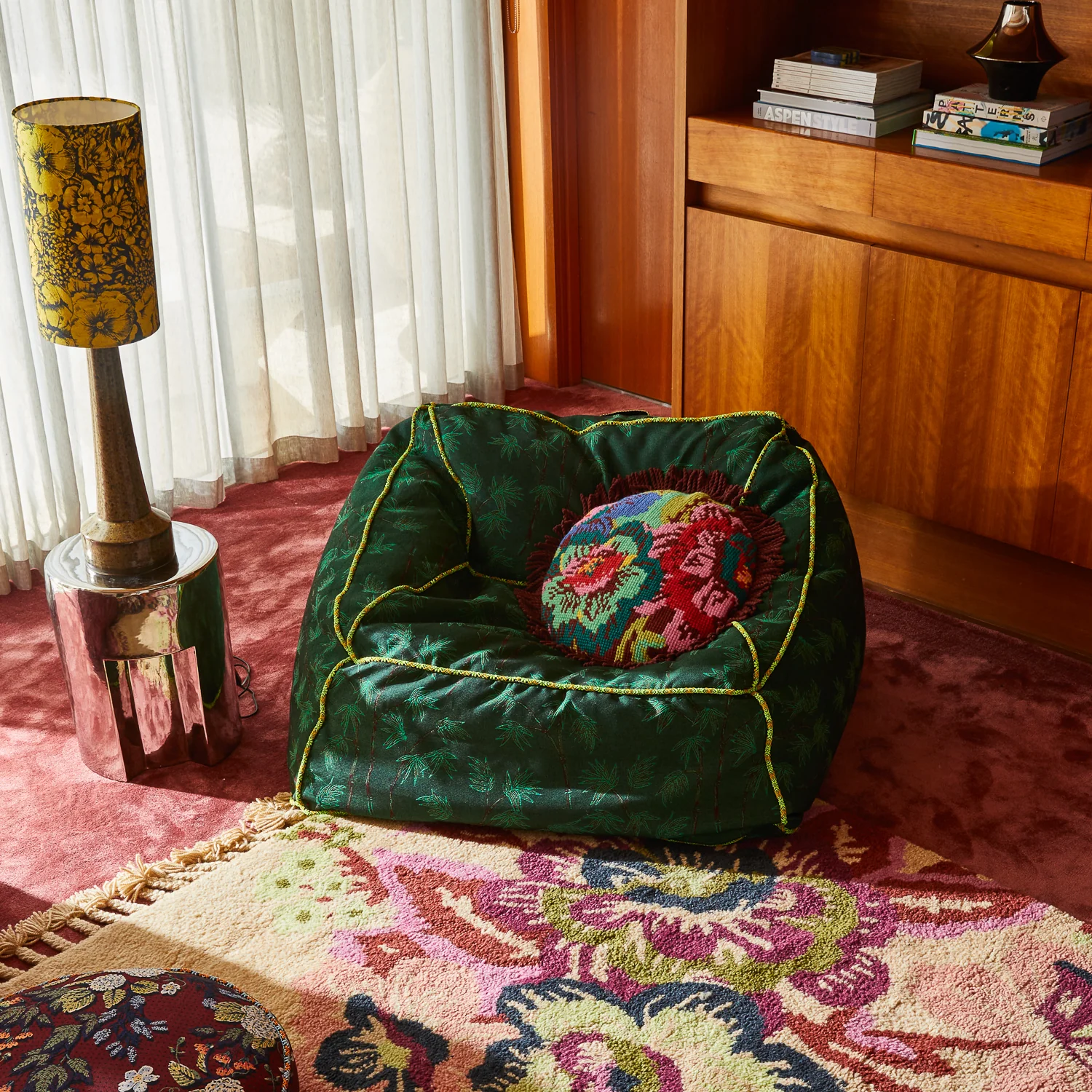 Aneta Jacquard Lounger Cover - Image 2
