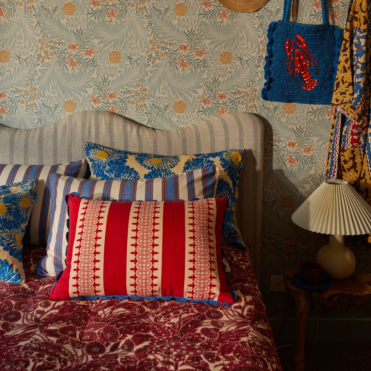 Antonella Cushion - Azure - Image 2