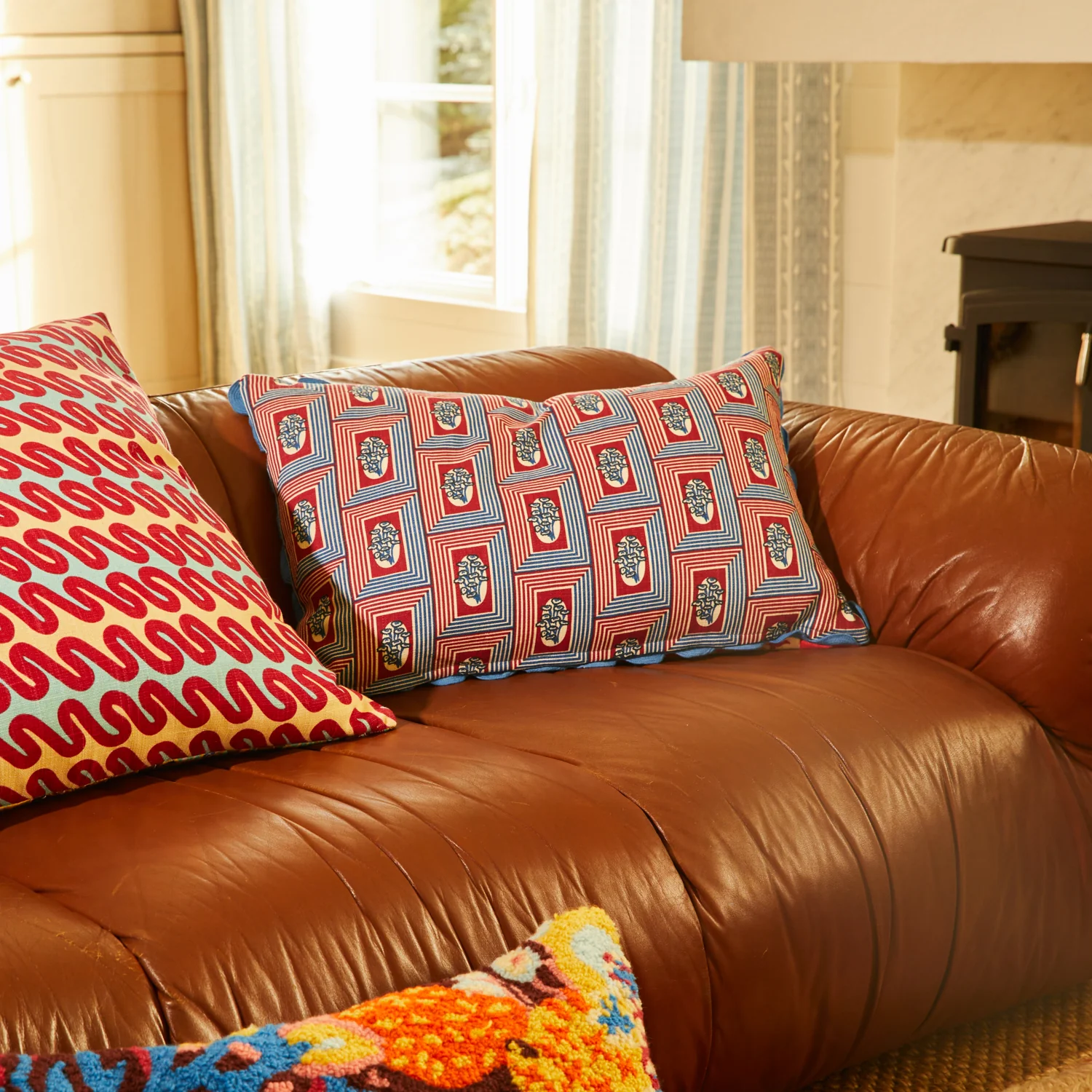 Antonella Cushion - Azure - Image 9