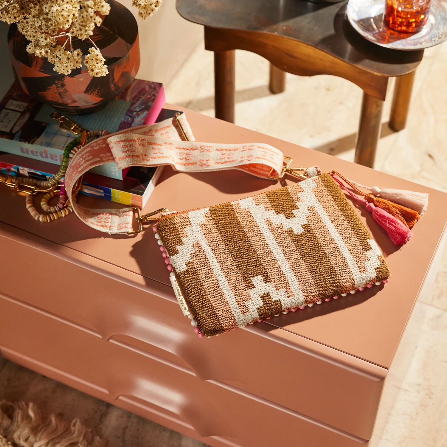 Anvi Beaded Clutch - Desert - Image 5