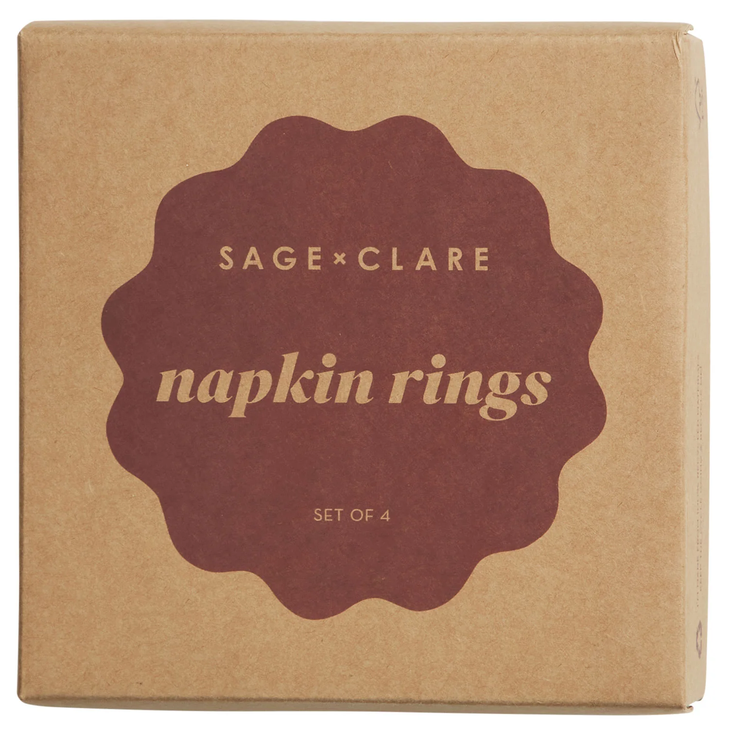 Aria Napkin Ring Set - Dune - Image 10