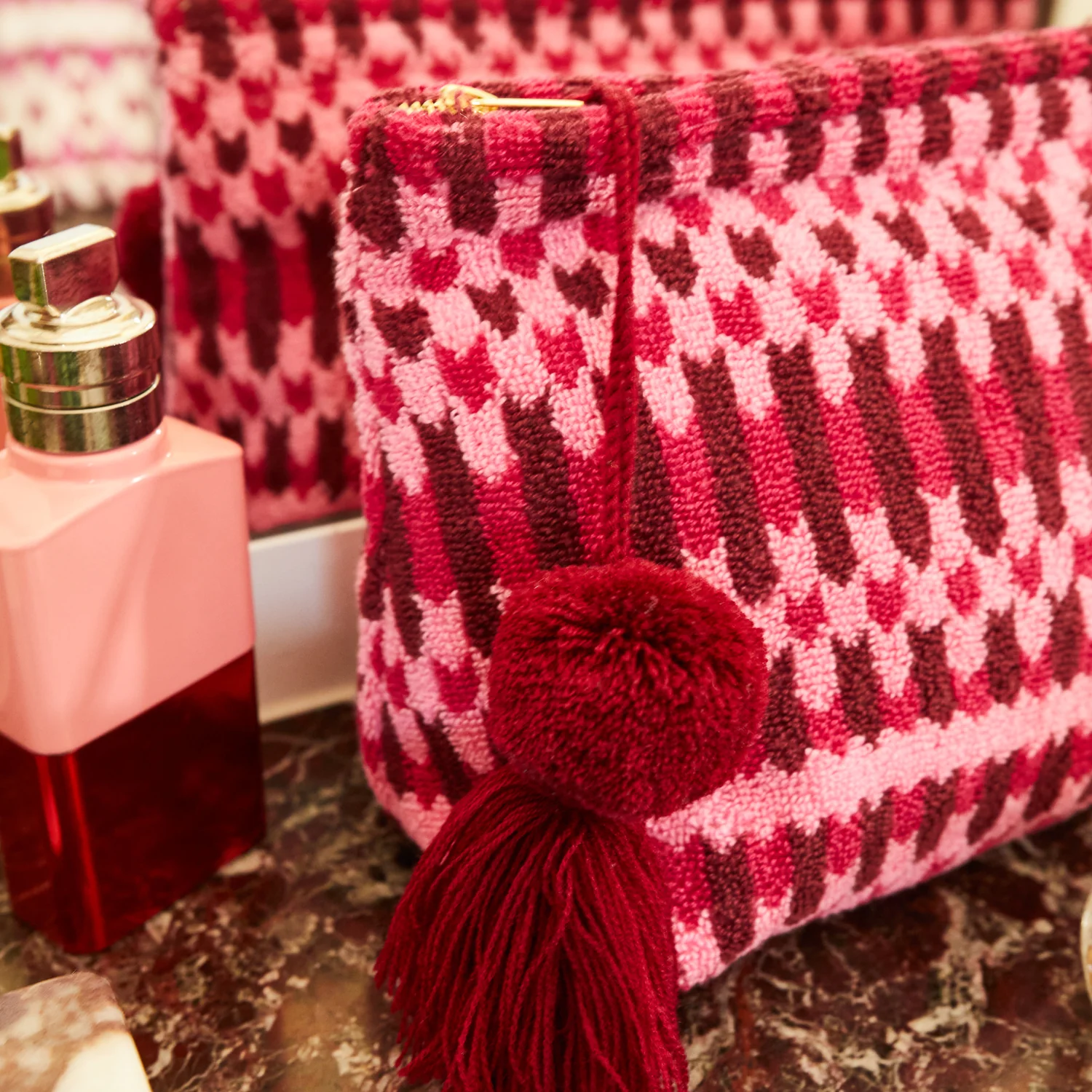 Arlette Terry Pouch - Cosmo Pink - Image 3