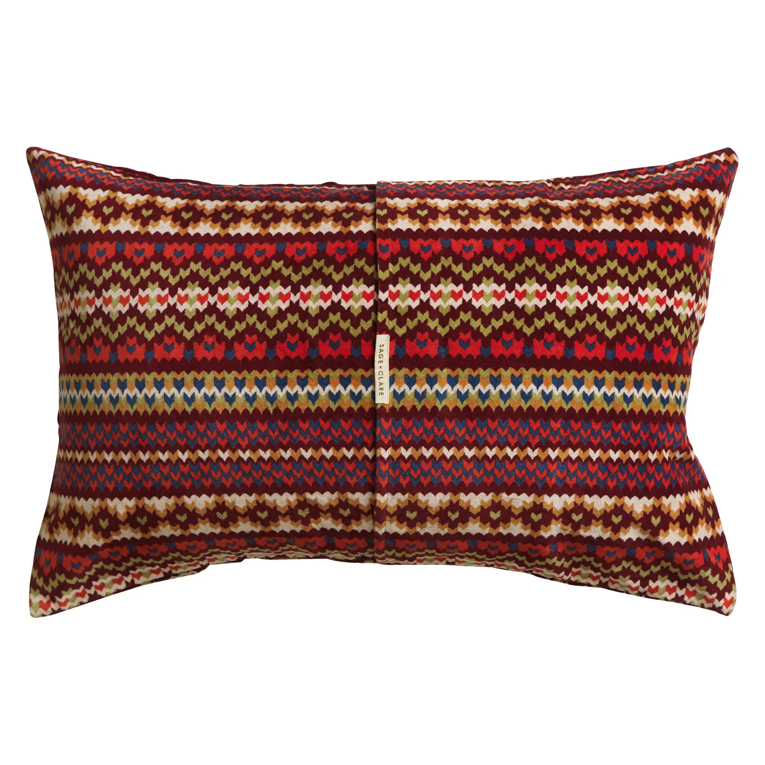 Arlette Velvet Printed Pillowcase - Mahogany - Image 6
