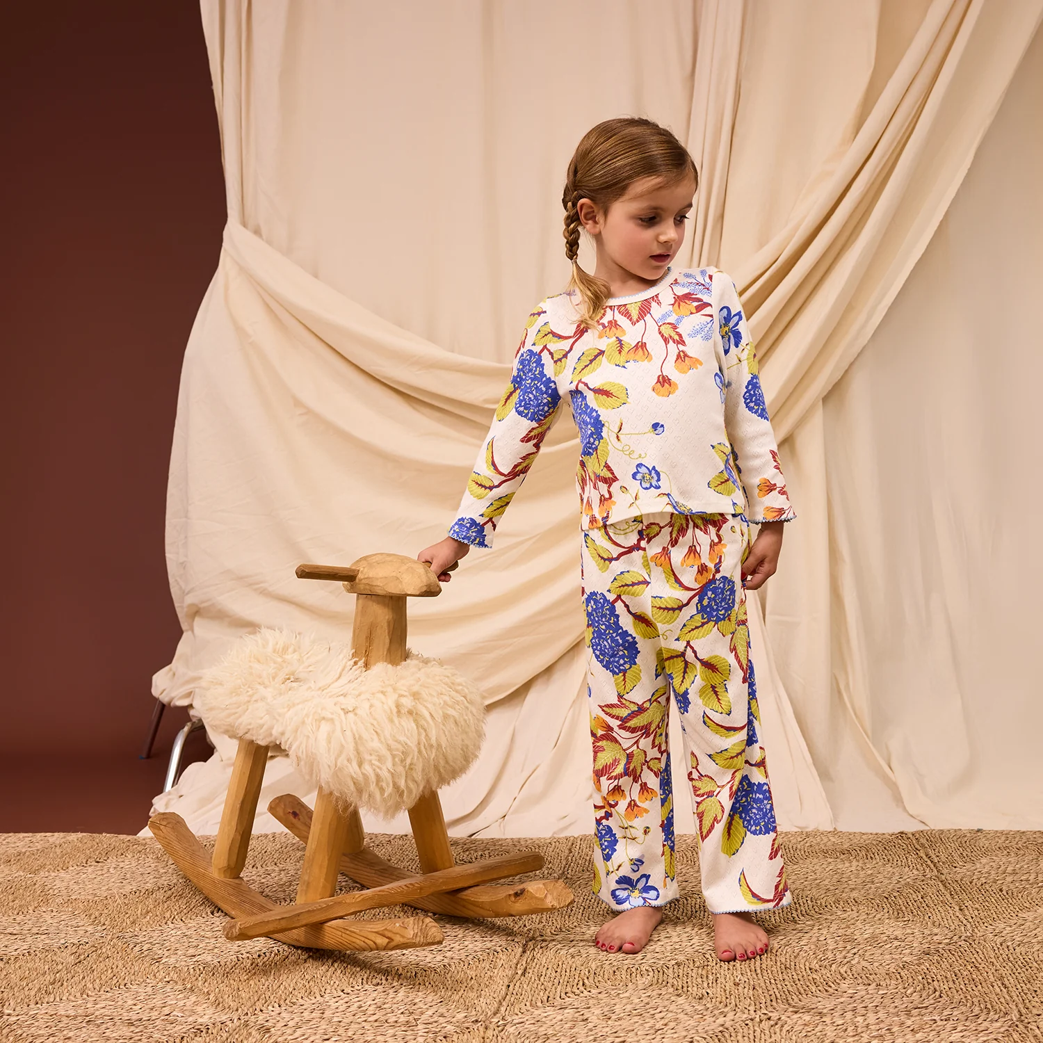 Babette Kids Pointelle Pyjama Set - Image 2