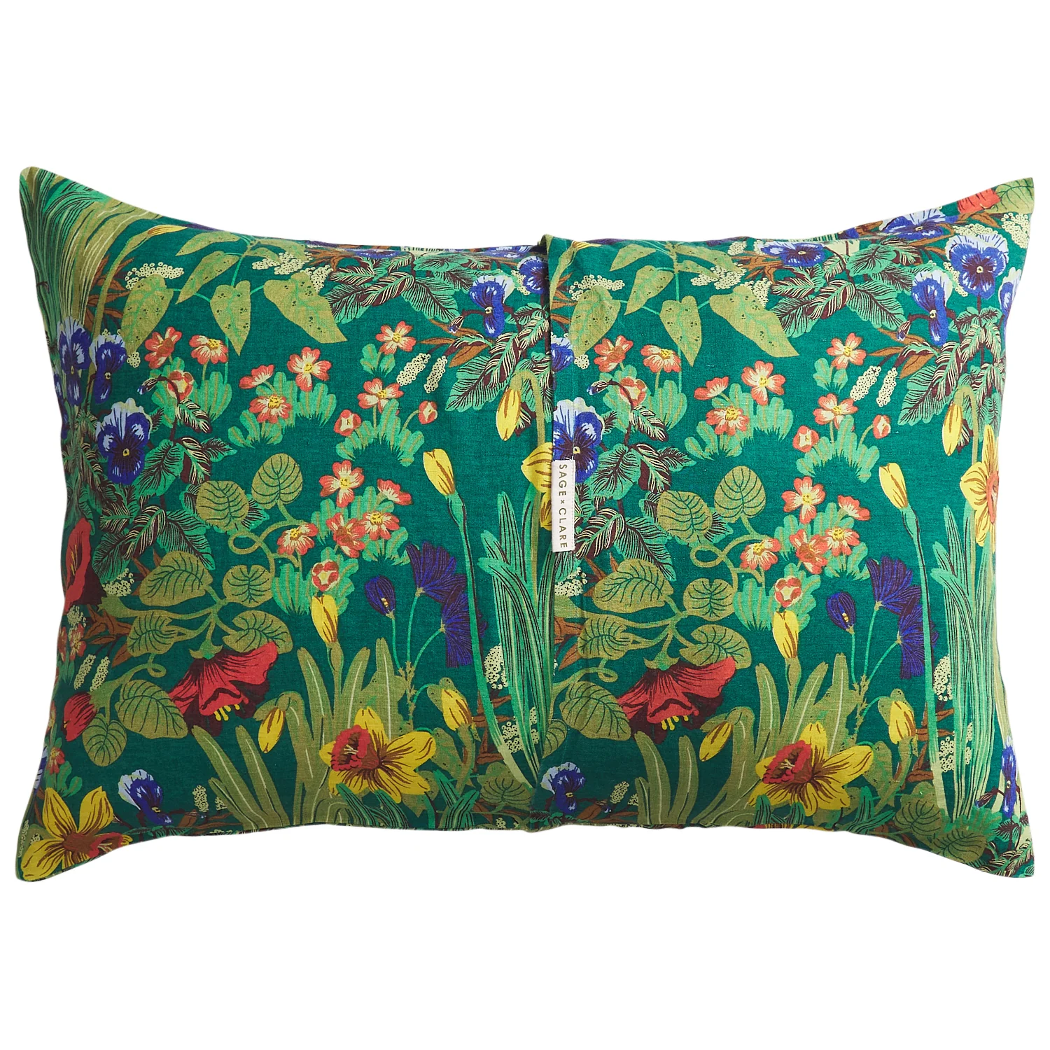 Babette Linen Pillowcase Set - Verdant - Image 7