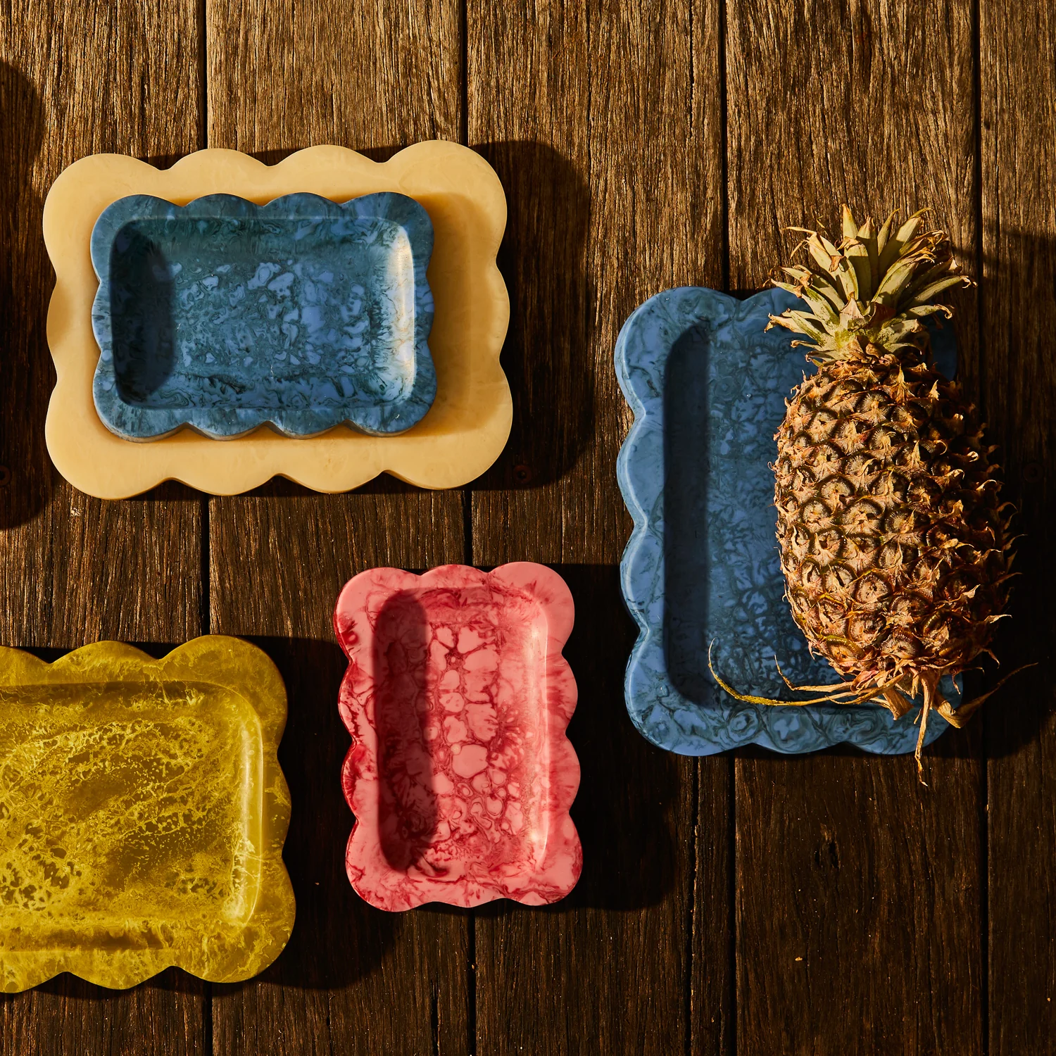Beau Small Tray - Azure - Image 2