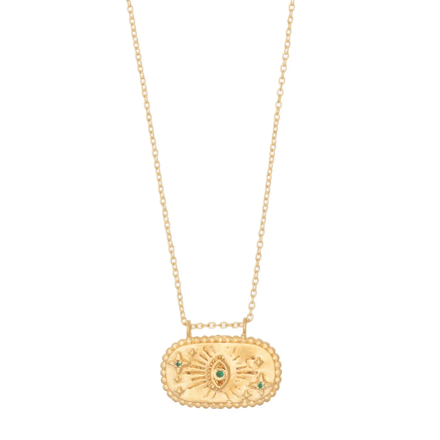 Berber Necklace - Green Zircon