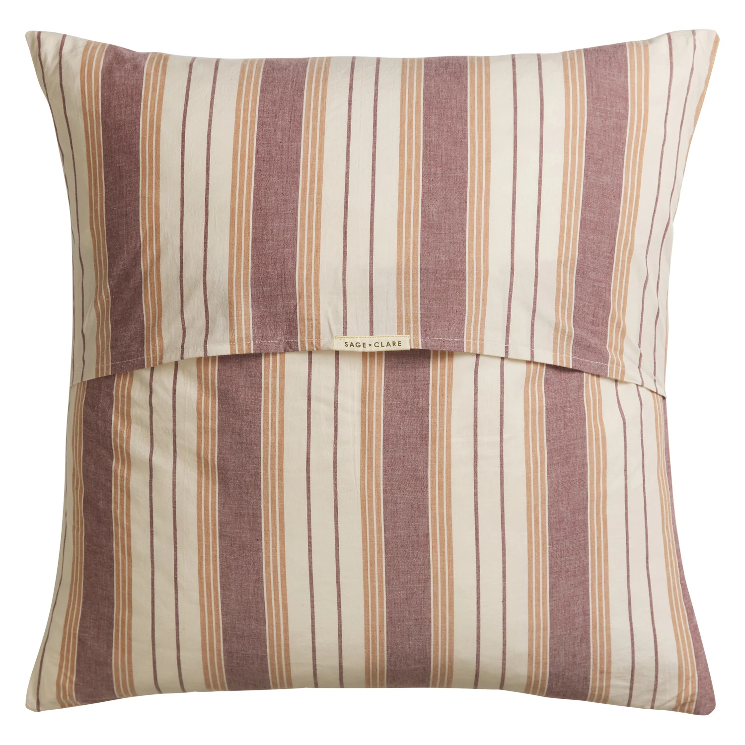 Brigitte Cotton Euro Pillowcase Set - Mahogany - Image 7