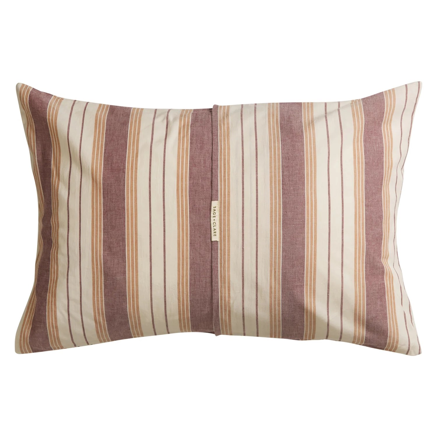 Brigitte Cotton Pillowcase Set - Mahogany - Image 7