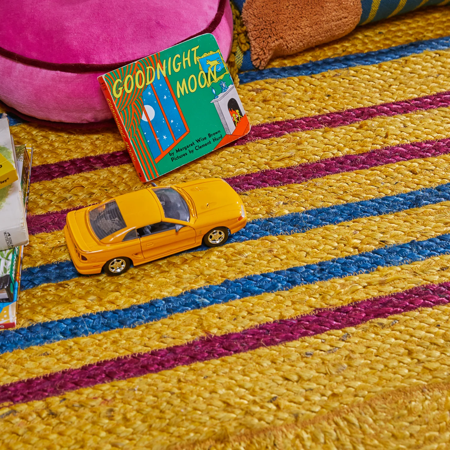 Burnet Jute Rug - Mustard - Image 6