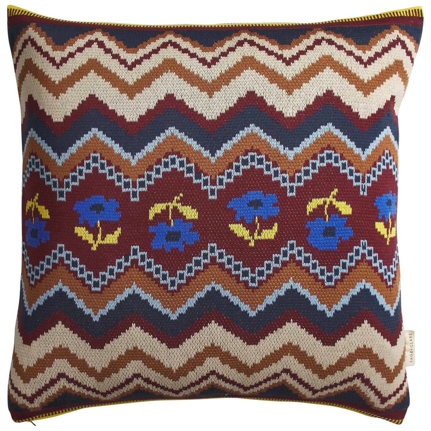Calina Knit Cushion - Ink