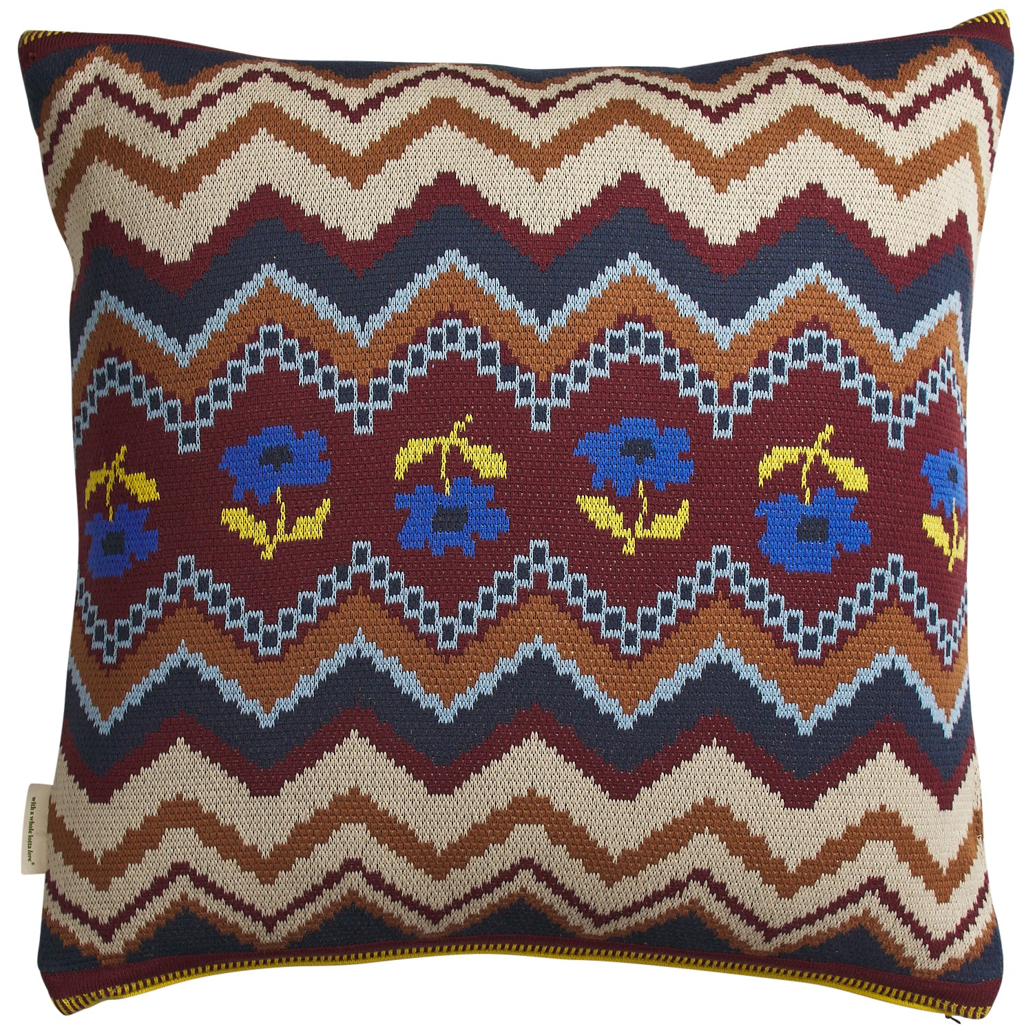 Calina Knit Cushion - Ink - Image 6