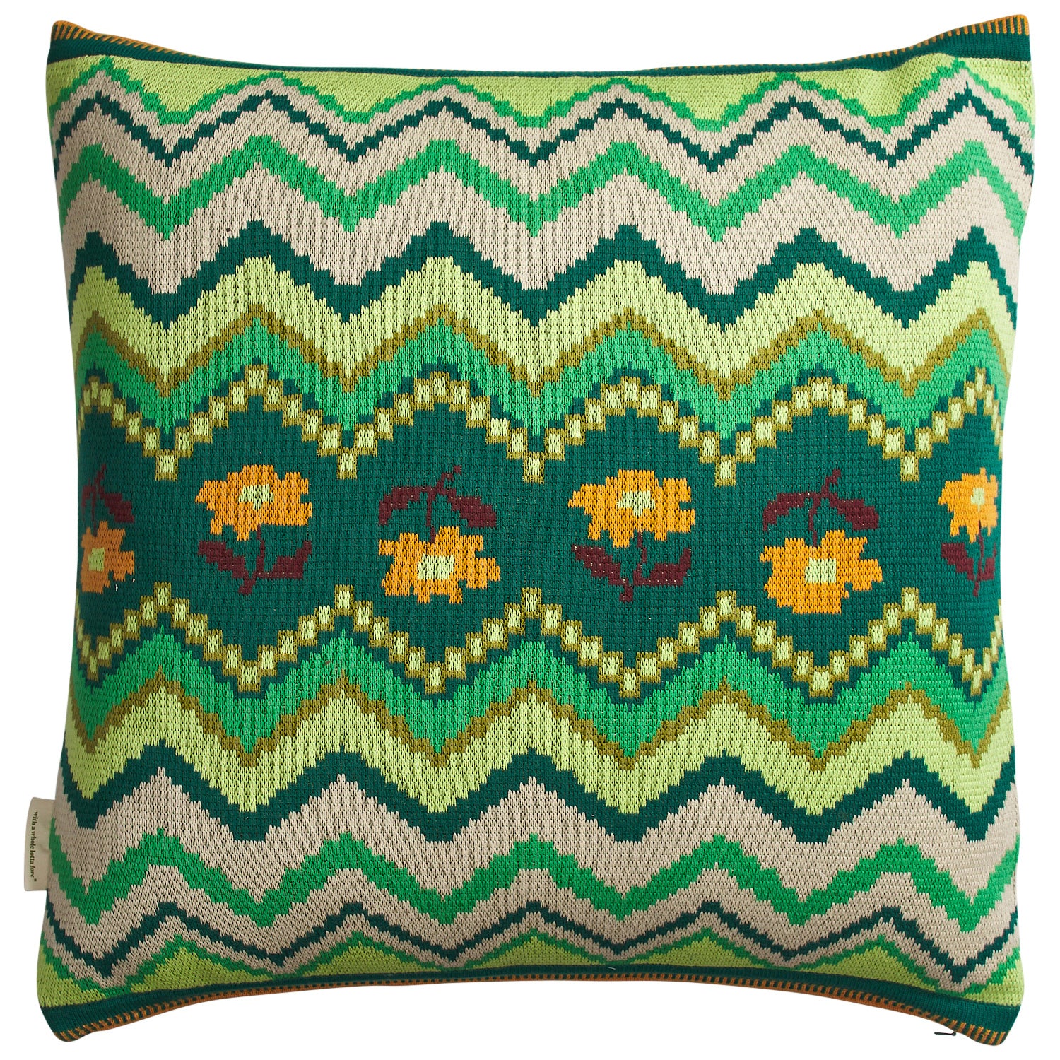 Calina Knit Cushion - Verdant - Image 7