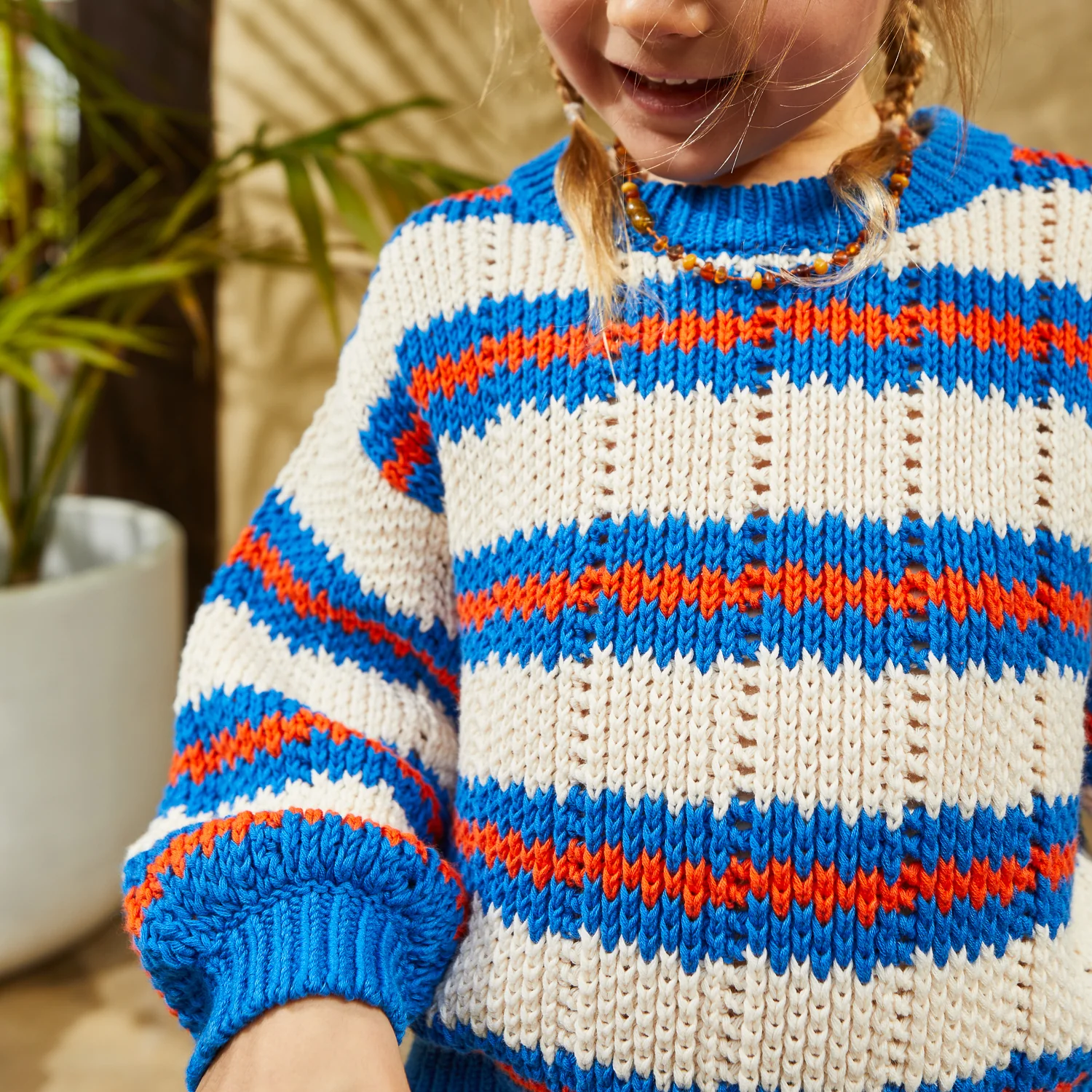 Carmila Kids Knit Jumper - Azure - Image 3