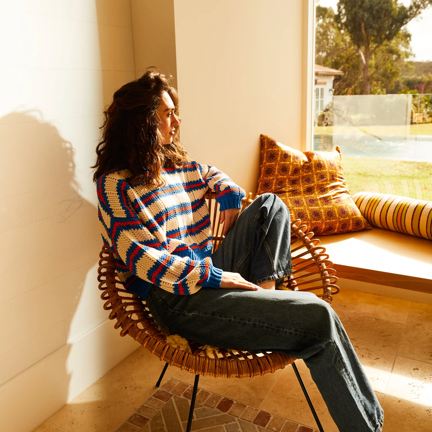 Carmila Knit Jumper - Azure - Image 7