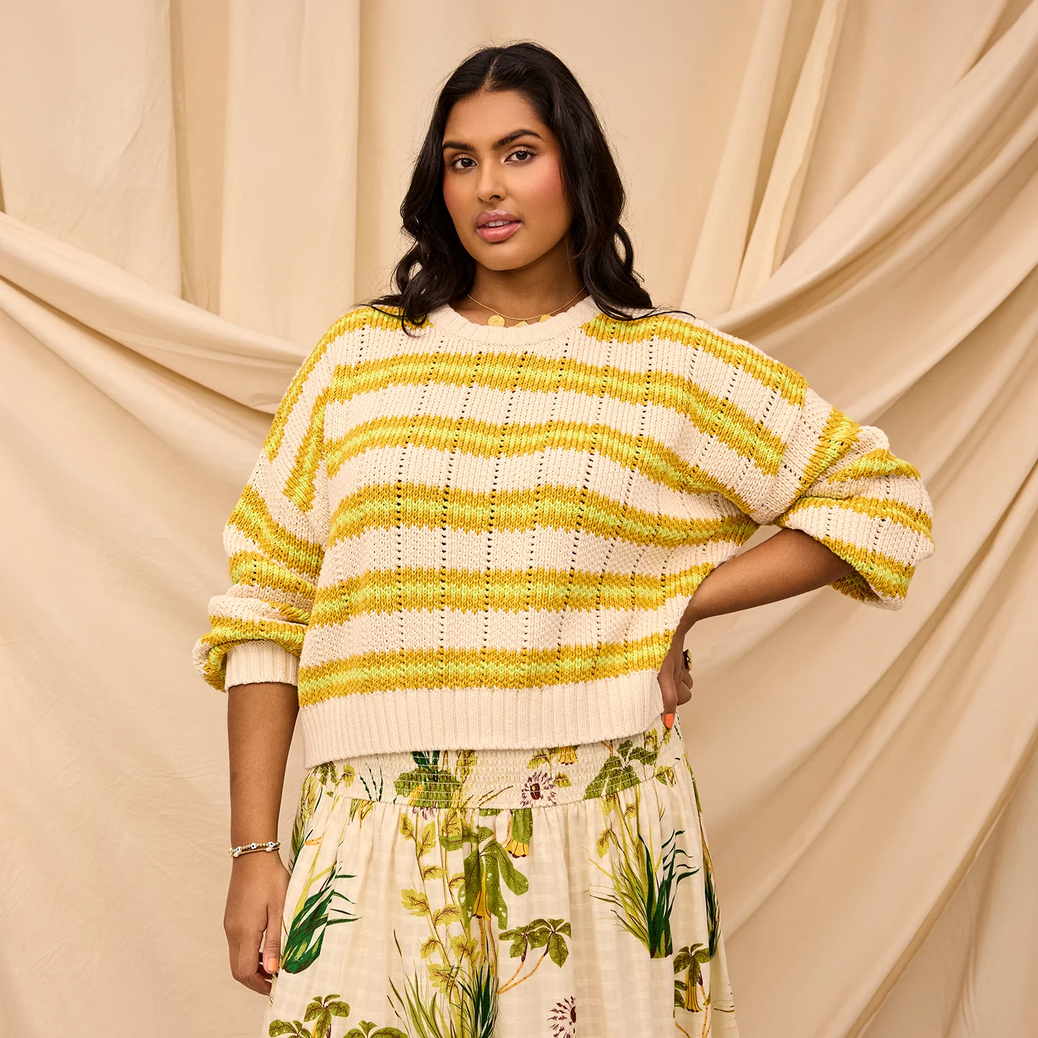 Carmila Knit Jumper - Dune - Image 3