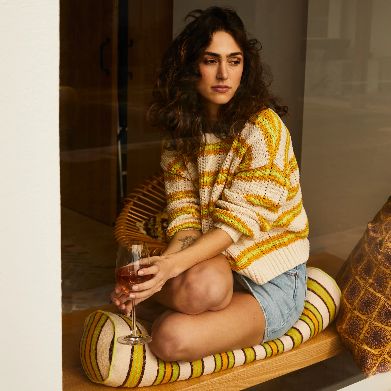 Carmila Knit Jumper - Dune - Image 7