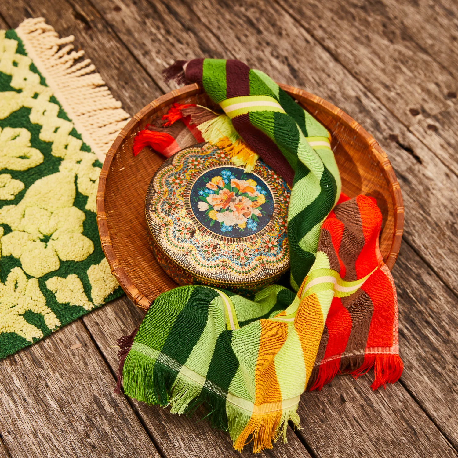 Chiara Hand Towel - Zest - Image 2