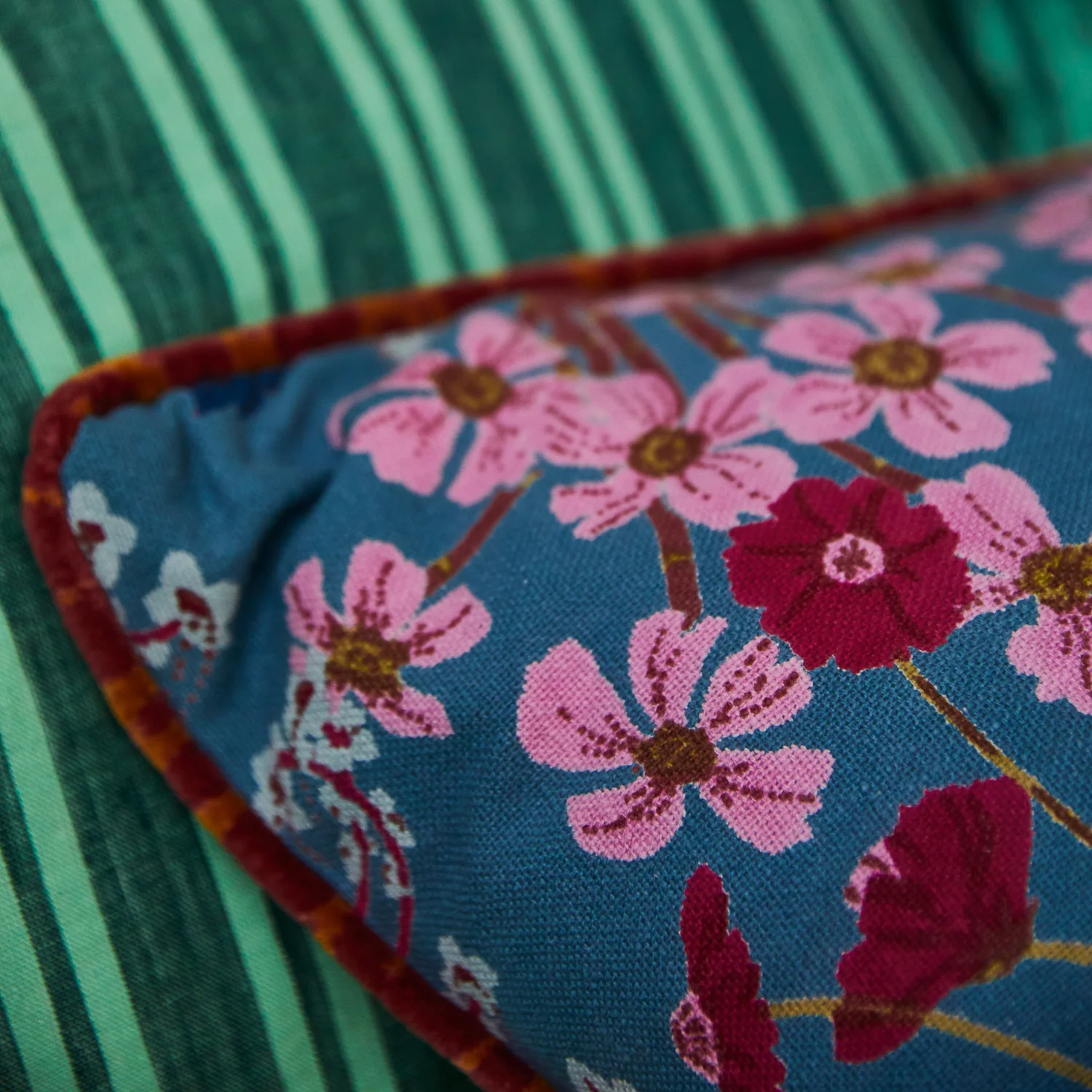 Claire Reversible Cushion - Mustard - Image 5