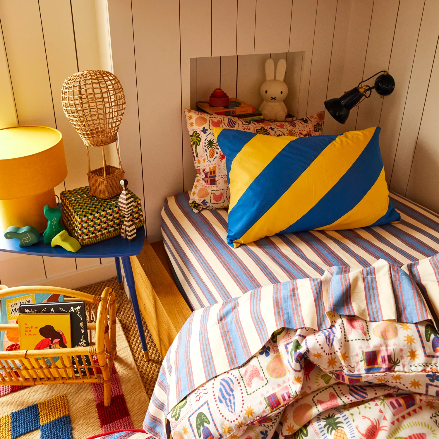 Clarice Cotton Pillowcase Set - Azure - Image 4