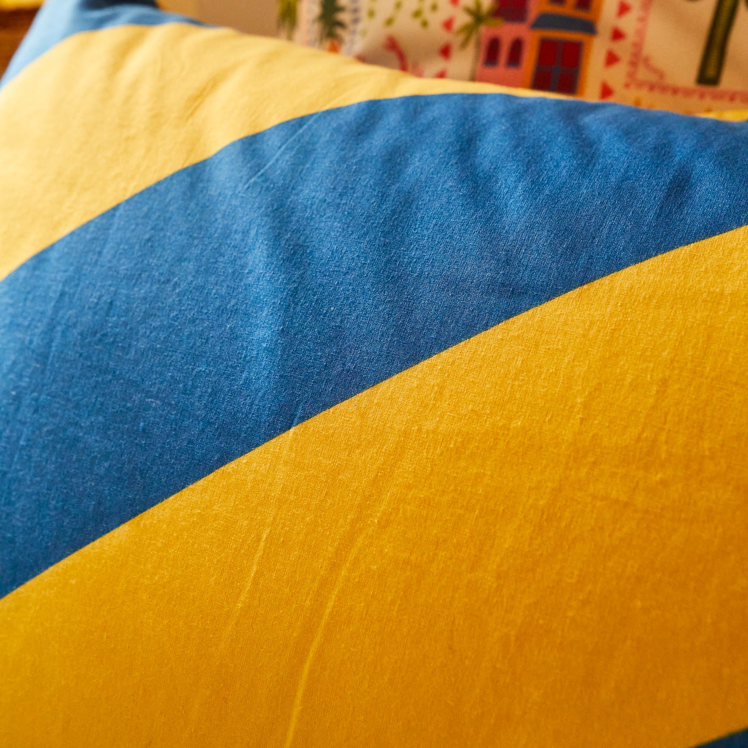 Clarice Cotton Pillowcase Set - Azure - Image 5