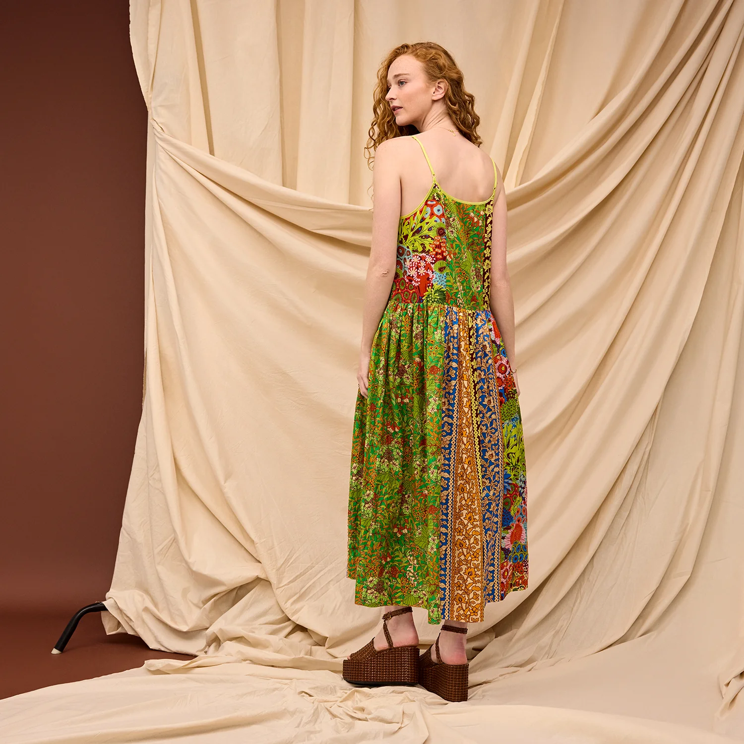 Claudia Patchwork Dress - Image 6