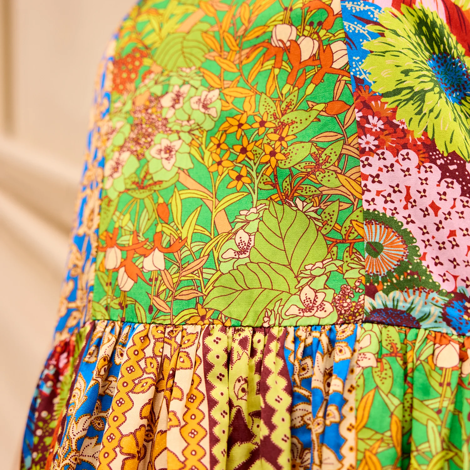Claudia Patchwork Dress - Image 7